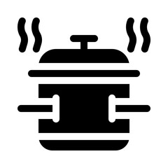 Cooking Pot glyph icon