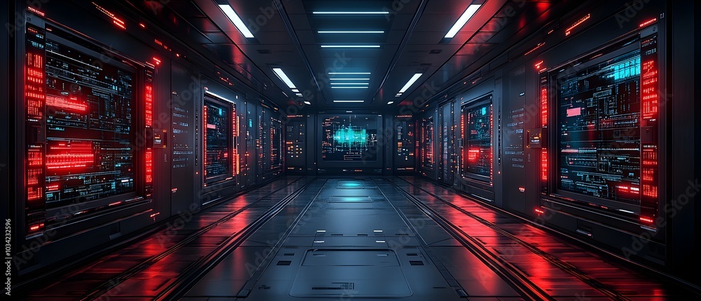 Poster sleek and futuristic digital environment showcasing cutting edge scientific instrumentation data pro