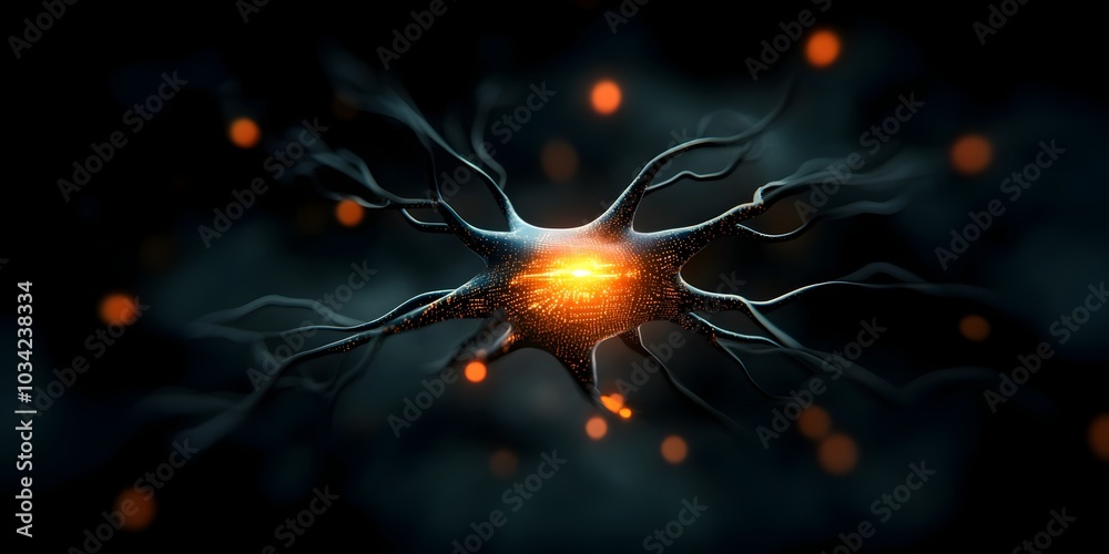 Poster cutting edge futuristic digital frontier with sophisticated neural network infrastructure and stream