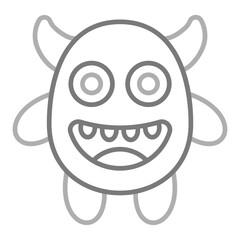 Obraz premium Cute Monster Icon