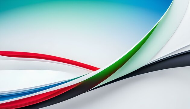abstract blue background with wave