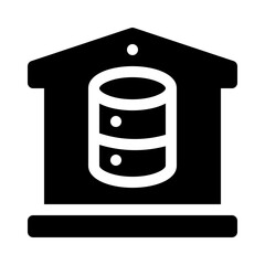 Data Warehouse glyph icon