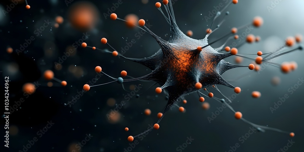 Poster innovative digital landscape with dynamic neural topologies intelligent data routing frameworks and 