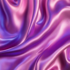 A smooth, flowing fabric in shades of purple and pink, showcasing a luxurious and elegant texture.