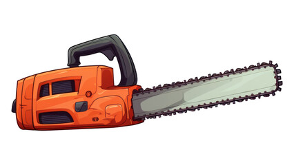 Naklejka premium PNG Chainsaw tool equipment vehicle.