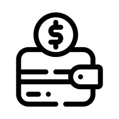 Wallet line icon