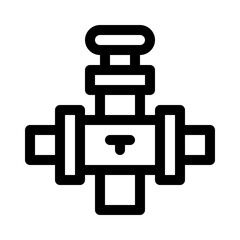 Pipe Fittings line icon