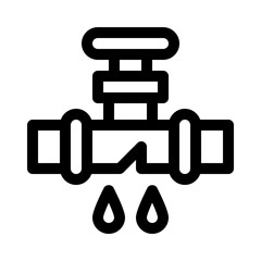 Leak line icon