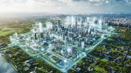Innovative urban planning  sustainable smart city development using digital tablet design