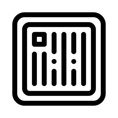 Barcode Scanner line icon