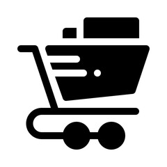 Shopping Cart glyph icon