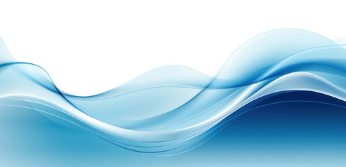 Naklejka premium PNG Abstract blue wave background