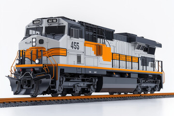 train white background