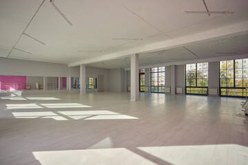 This bright studio boasts modern decor, abundant light, and a welcoming atmosphere for creativity