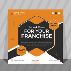 corporate social media business post template