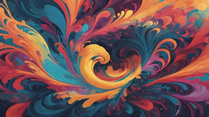 abstract background with swirls