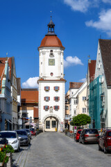 Naklejka premium Historic city gate of Dillingen