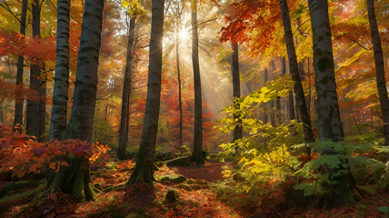 autumn in the forest