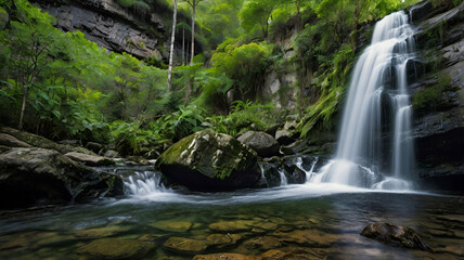waterfall in the forest