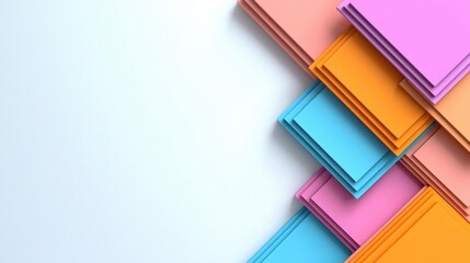 A photostock images of a multicolored gradient transitioning smoothly, set against a clean white background. High Quality