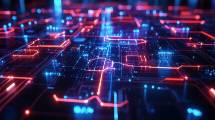 3D blueprint, Abstract data flow, Neon lights, Which one sparks your creativity?