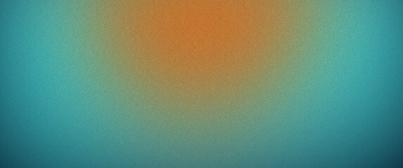 Orange blue black grainy gradient background abstract dark color backdrop noise texture effect