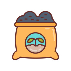 Fertilizer Filled Icons , Vector illustration