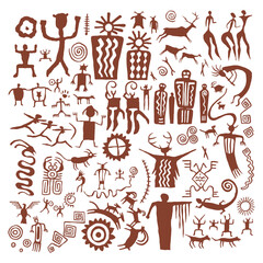 Ancient african ethnic tribal designs