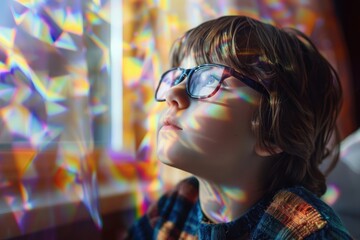 Autistic Child Engaged in Therapy Session