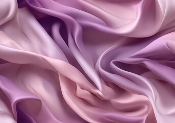 Obraz premium 3d modeled soft, flowing abstract design that resembles delicate, translucent fabric like silk