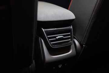 Obraz premium A close up of a car s rear air conditioning system