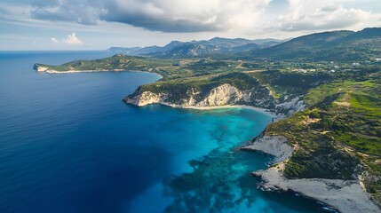 Fototapeta premium Beautiful lanscape of Zakinthos island.