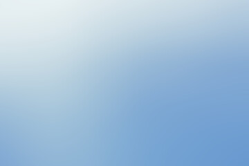 Light blue gradient background. Gradient background of blue and white. Concept of cold tone, pastel, gradient, smooth, and simple for wallpaper. Abstract blue background with gradient texture.