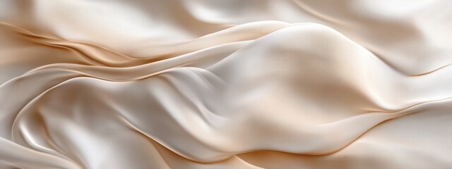 Obraz premium abstract background featuring a wave of soft, translucent fabric