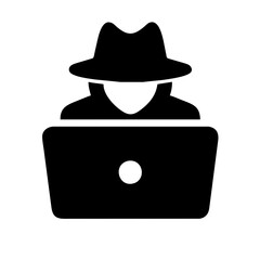 A Hacker Icon Representing Cybersecurity