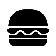 A Classic Hamburger Icon for Food Representation