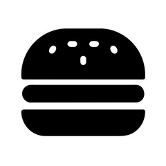 A Classic Hamburger Icon for Food Representation