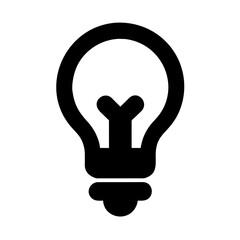  A Light Bulb Icon Representing Ideas and Innovation
