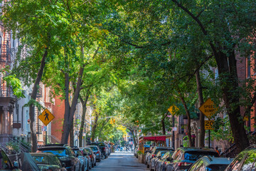 Picturesque street in Greenwich Village