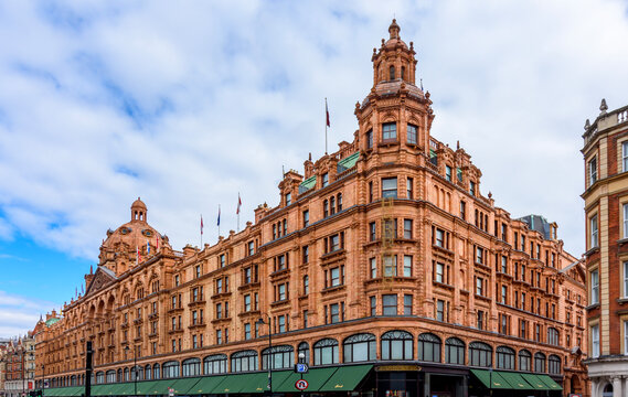 Harrods department store in London, UK