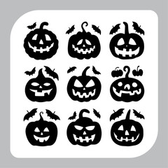 A white sign that says Halloween is on a white background.