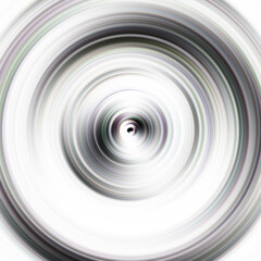 Colorful radial motion effect. Abstract rounded background. Color curves and sphere.