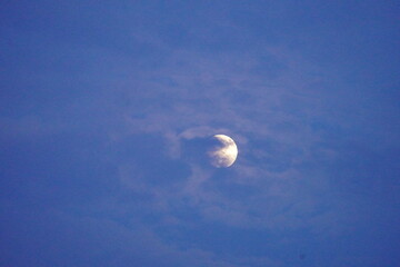 moon and clouds
