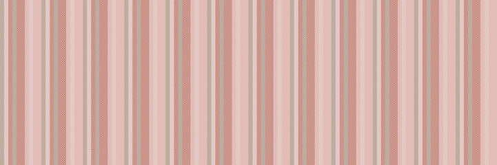 Finish vertical vector stripe, stage texture seamless background. Web fabric pattern textile lines in light and red colors.