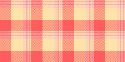 Oktoberfest background vector tartan, teenage pattern seamless fabric. 1970s textile texture check plaid in navajo white and red colors.