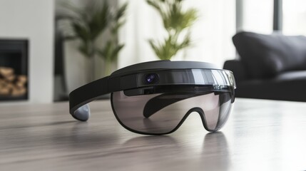 Stylish glasses on table, exploring fashion and function in eyewear stylish