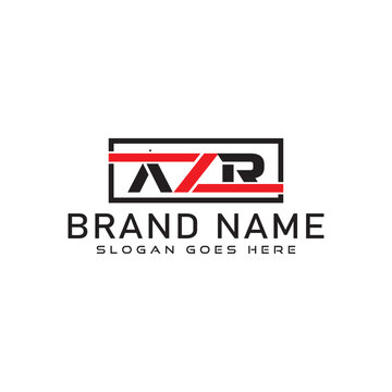 AZR letter logo design. AZR business and real estate monogram logo vector template.
