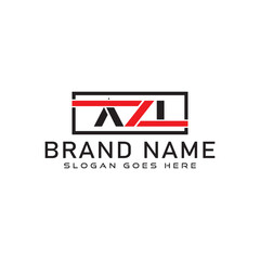 AZI letter logo design. AZI business and real estate monogram logo vector template.