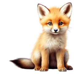 PNG Baby fox wildlife mammal animal.