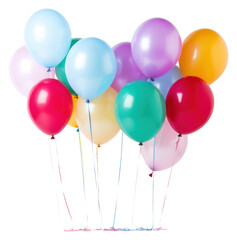 PNG Balloon party white background anniversary.